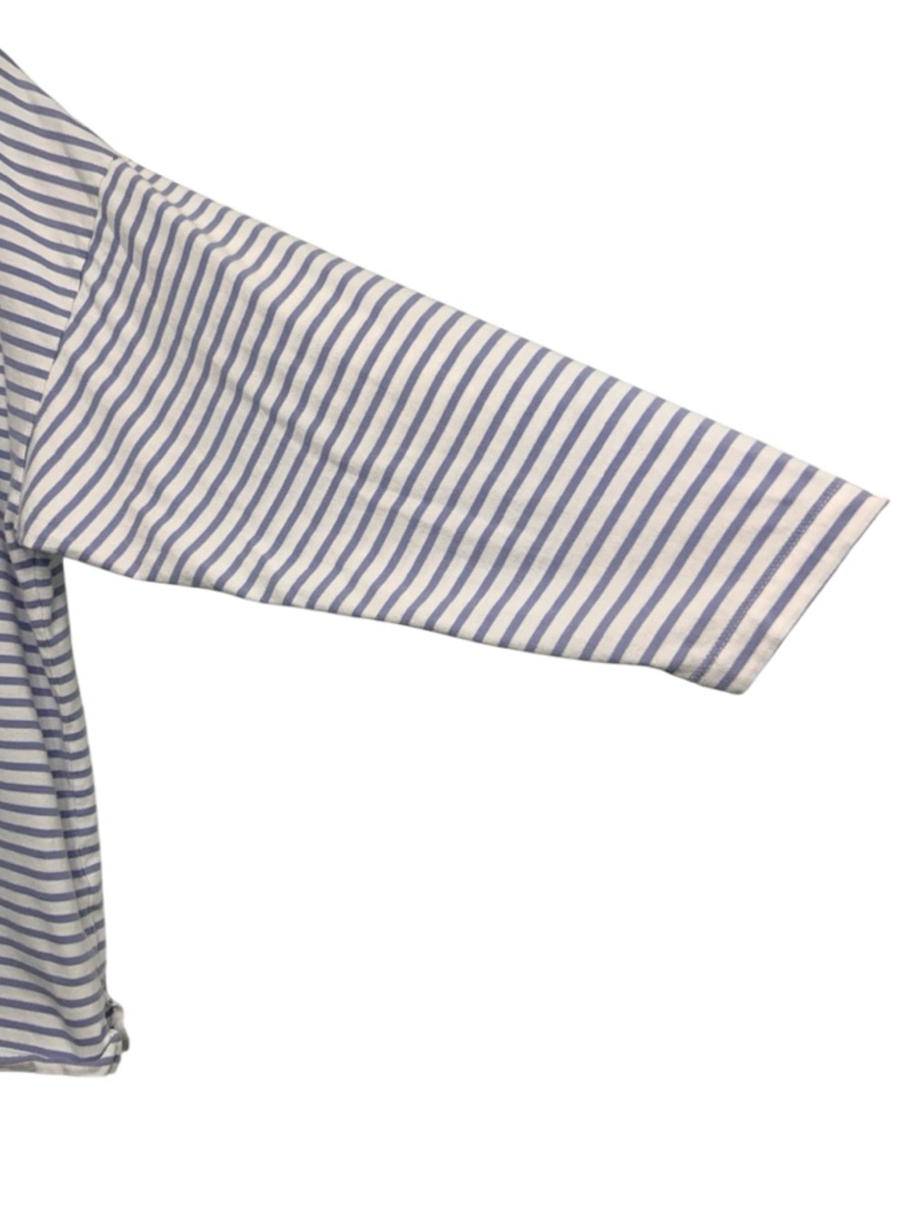AYR The French Fry Shirt Striped Size Large Periwinkle Blue 100% Cotton - Picture 3 of 14